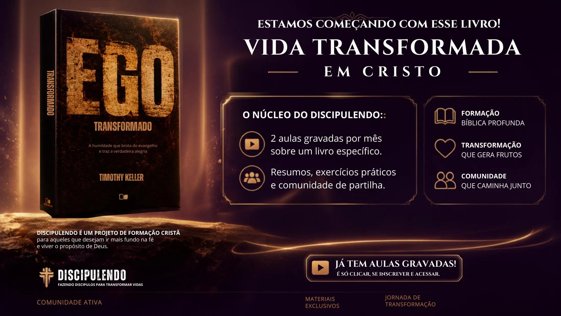 Apresentação do livro O Ego Transformado, de Timothy Keller